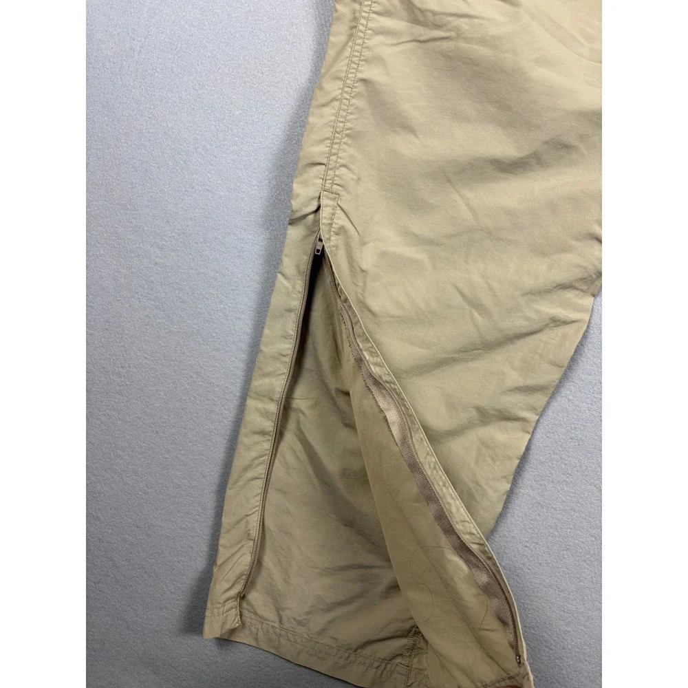 REI Sahara Convertible Hiking Pants Zip Off UPF 50 Mens M 34 Tan Cargo